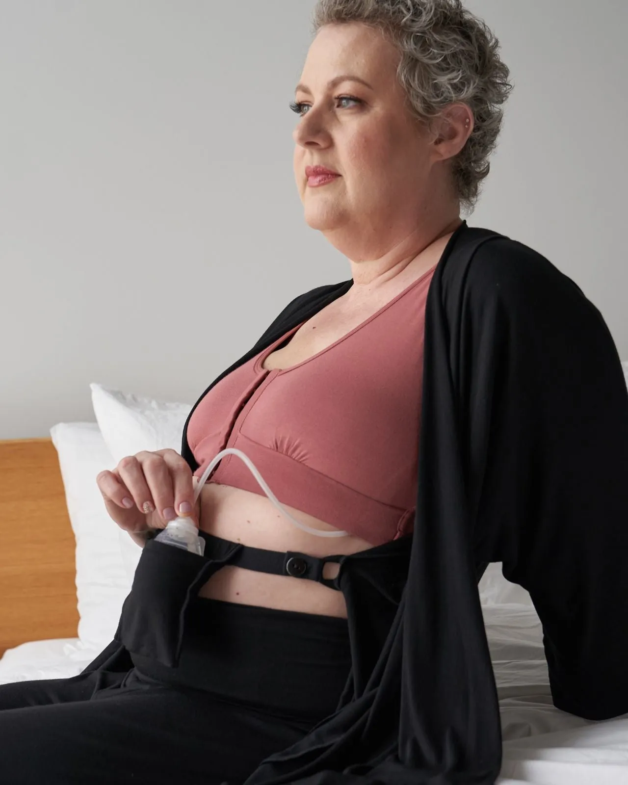 Miena Robe with Drain Management Belt