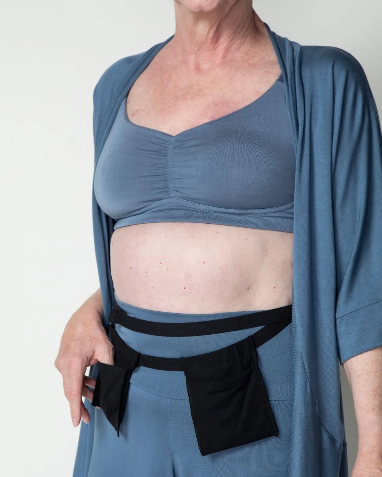 Miena Robe with Drain Management Belt