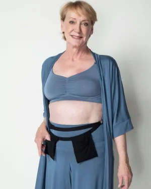 Miena Robe with Drain Management Belt