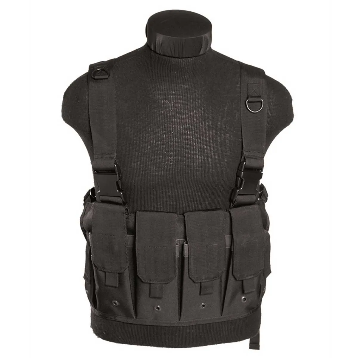 Mil-Tec Mag Carrier Chest Rig Black