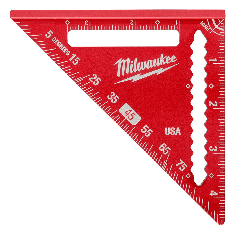 Milwaukee MLSQ070P 7" Rafter Square & 4-1/2" Trim Square Set