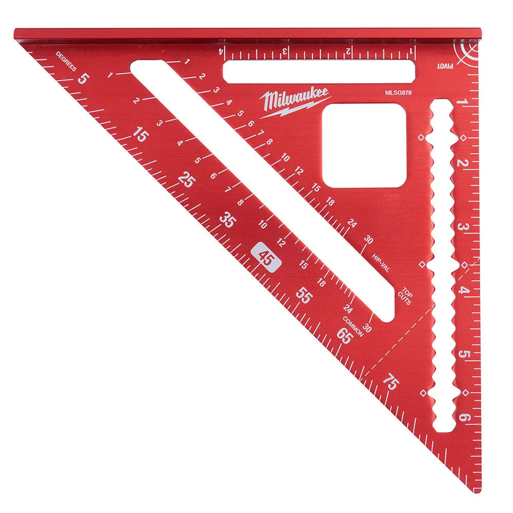 Milwaukee MLSQ070P 7" Rafter Square & 4-1/2" Trim Square Set