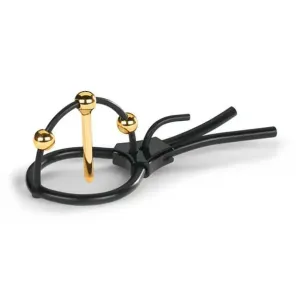 Mystim Silicone Black Plunging Estim Corona Strap
