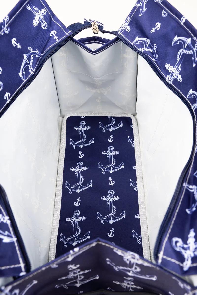Nautical By Nature Utility Tote with Navy Trim