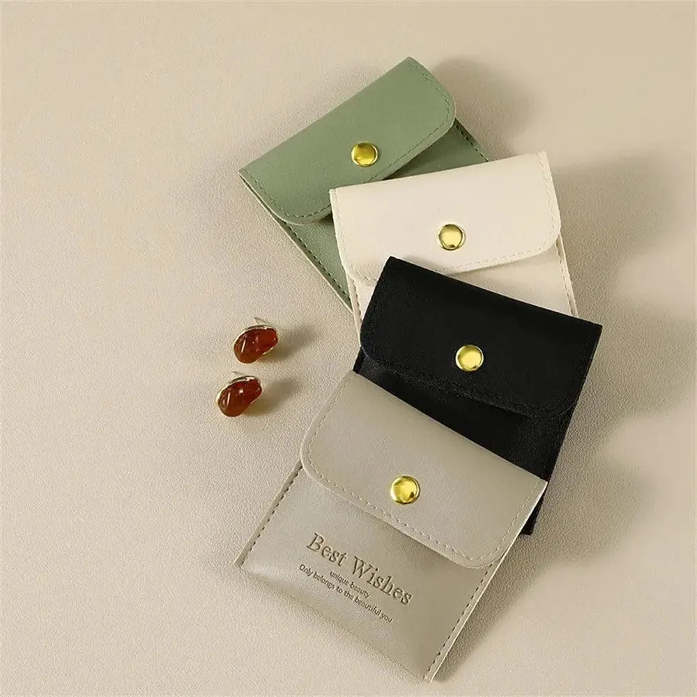 Necklace Storage Bag - Elegant PU Leather Jewelry Organizer