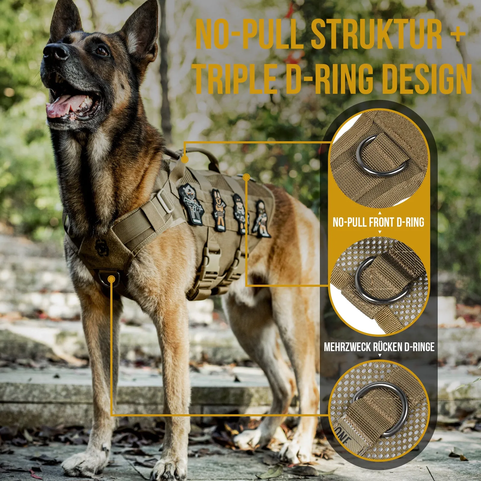 ONETIGRIS AIRE Mesh Dog Harness