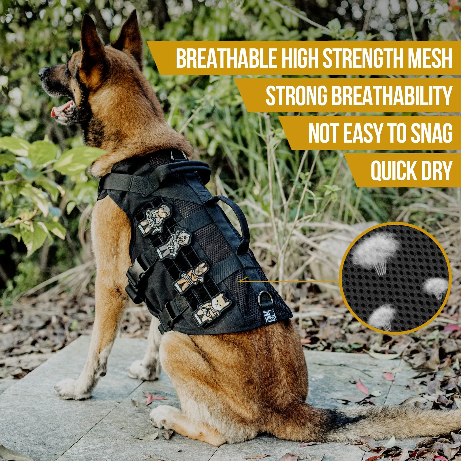 ONETIGRIS AIRE Mesh Dog Harness