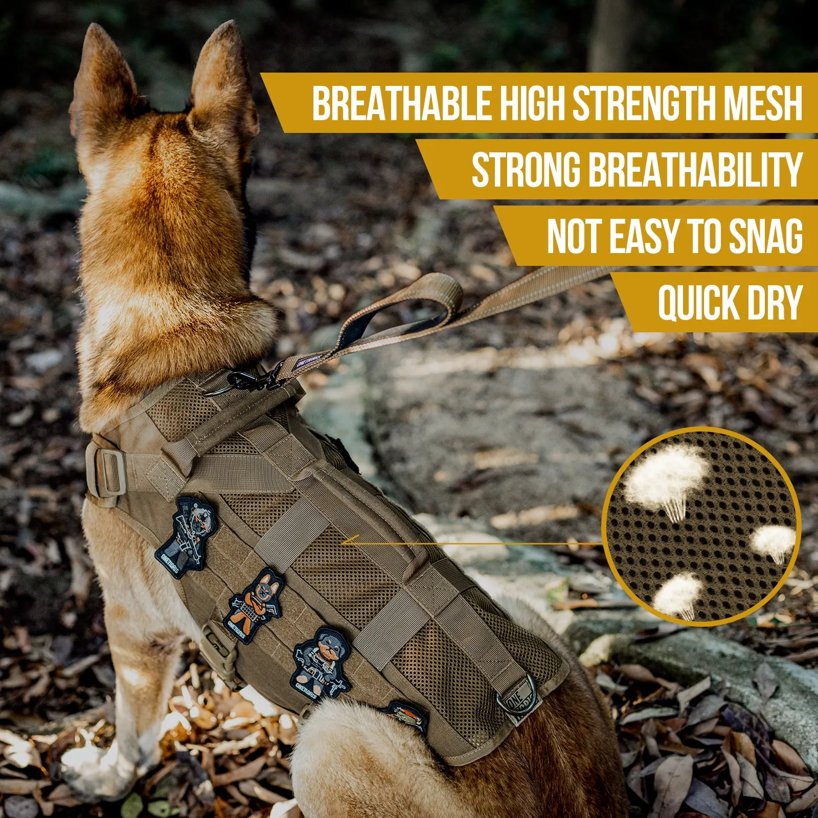 ONETIGRIS AIRE Mesh Dog Harness