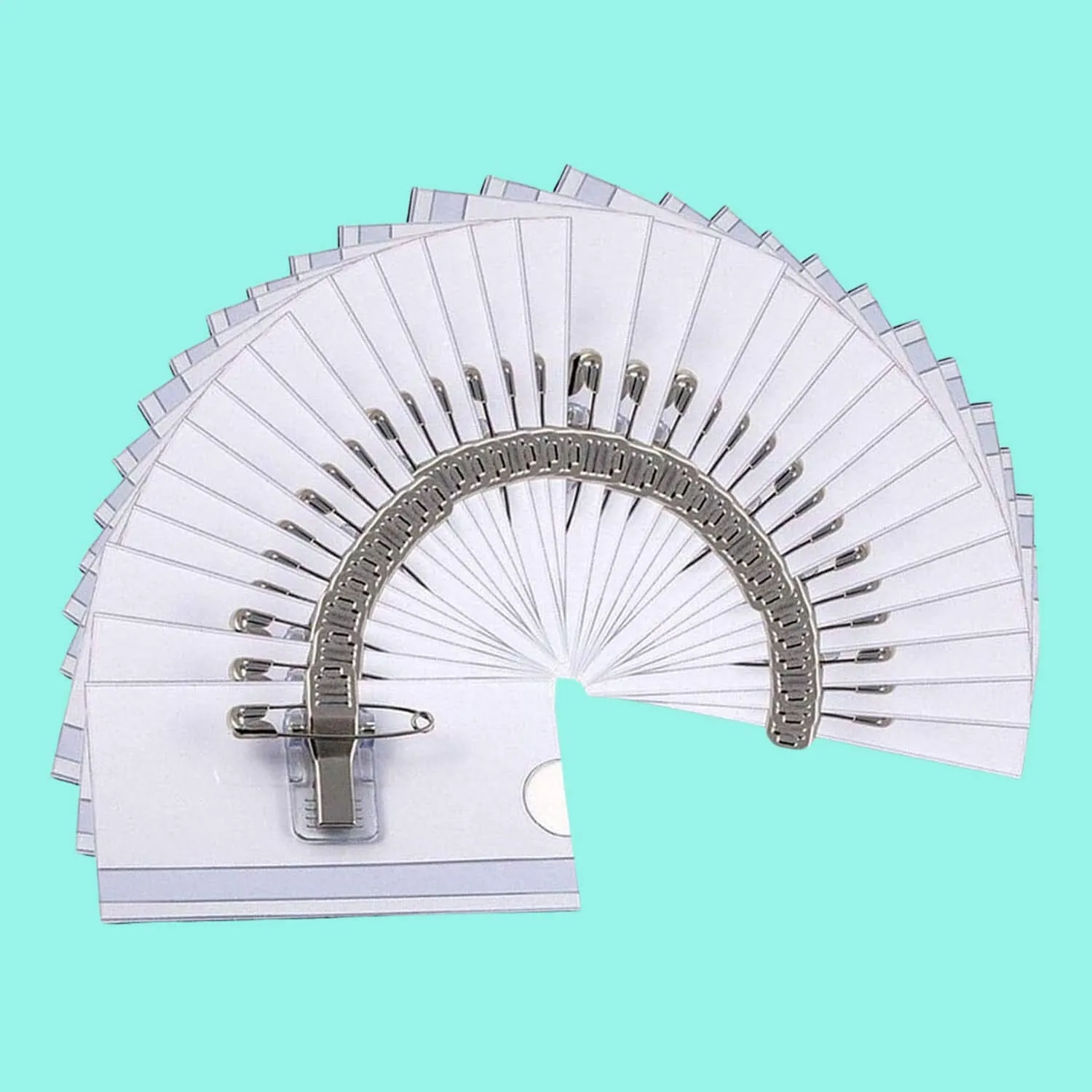 Plastic ID Cardholders with Pin & Clip – 90x60mm (50 Pcs Set)