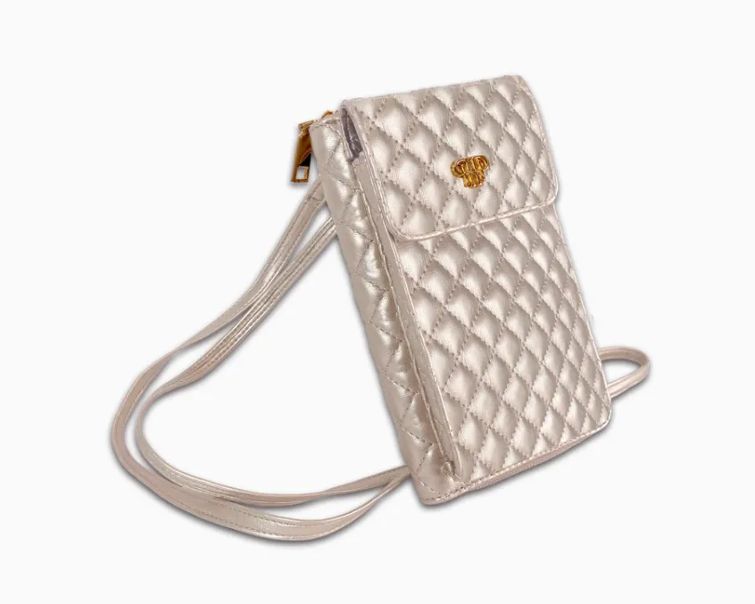 Pursen Mor Phone Crossbody - Pearl