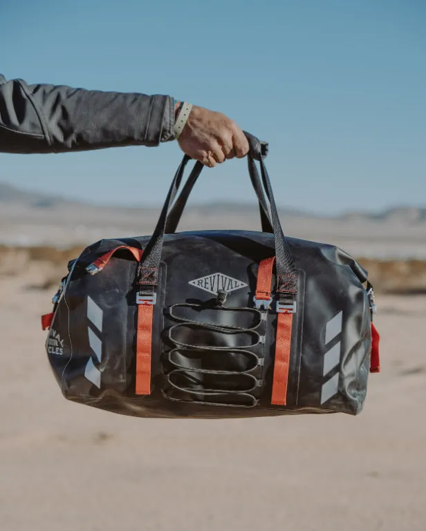 Revival Dirt Bag Rolltop Duffel (60 L) - Black