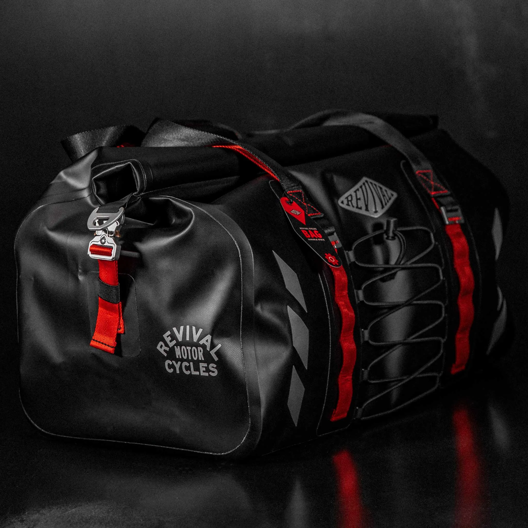 Revival Dirt Bag Rolltop Duffel (60 L) - Black