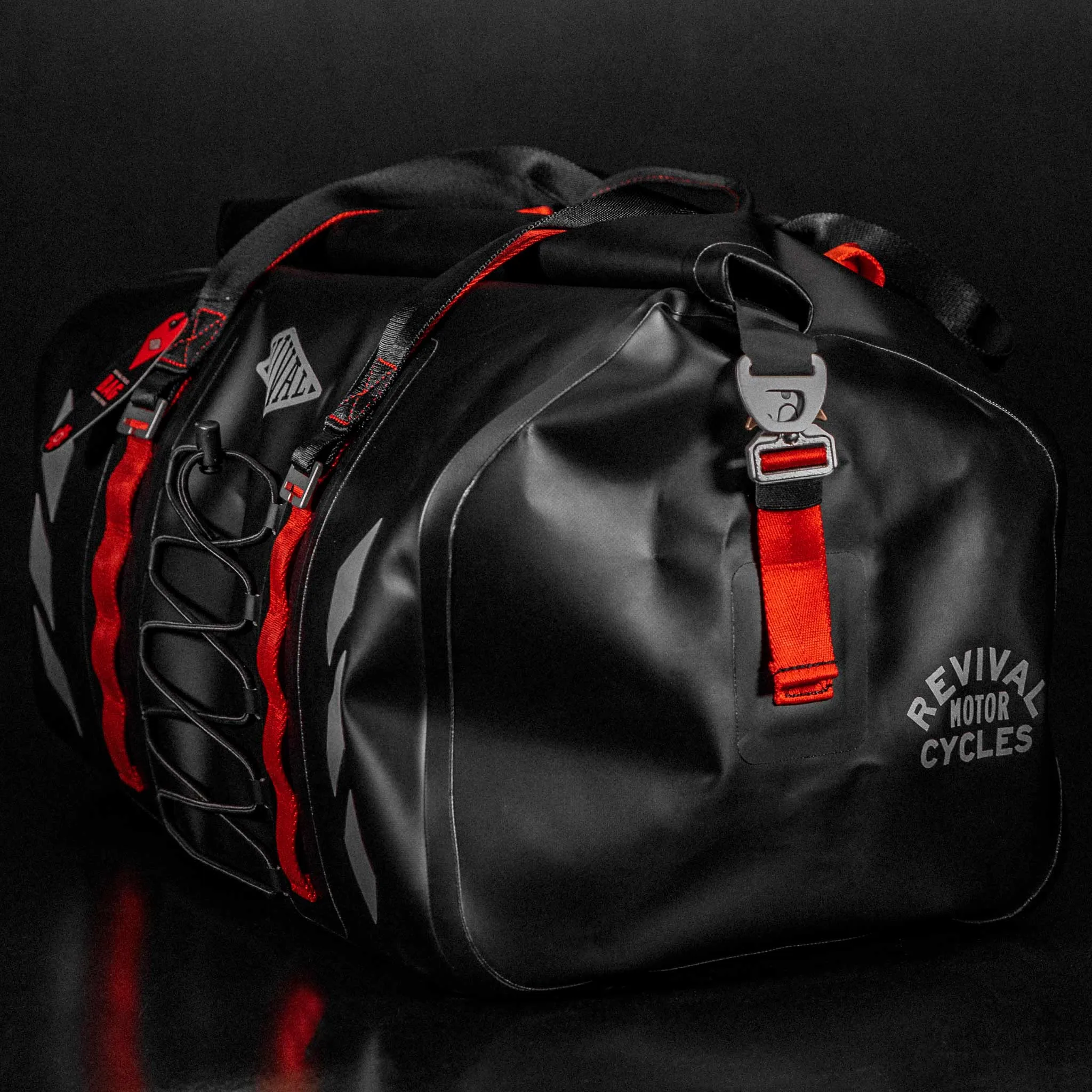 Revival Dirt Bag Rolltop Duffel (60 L) - Black