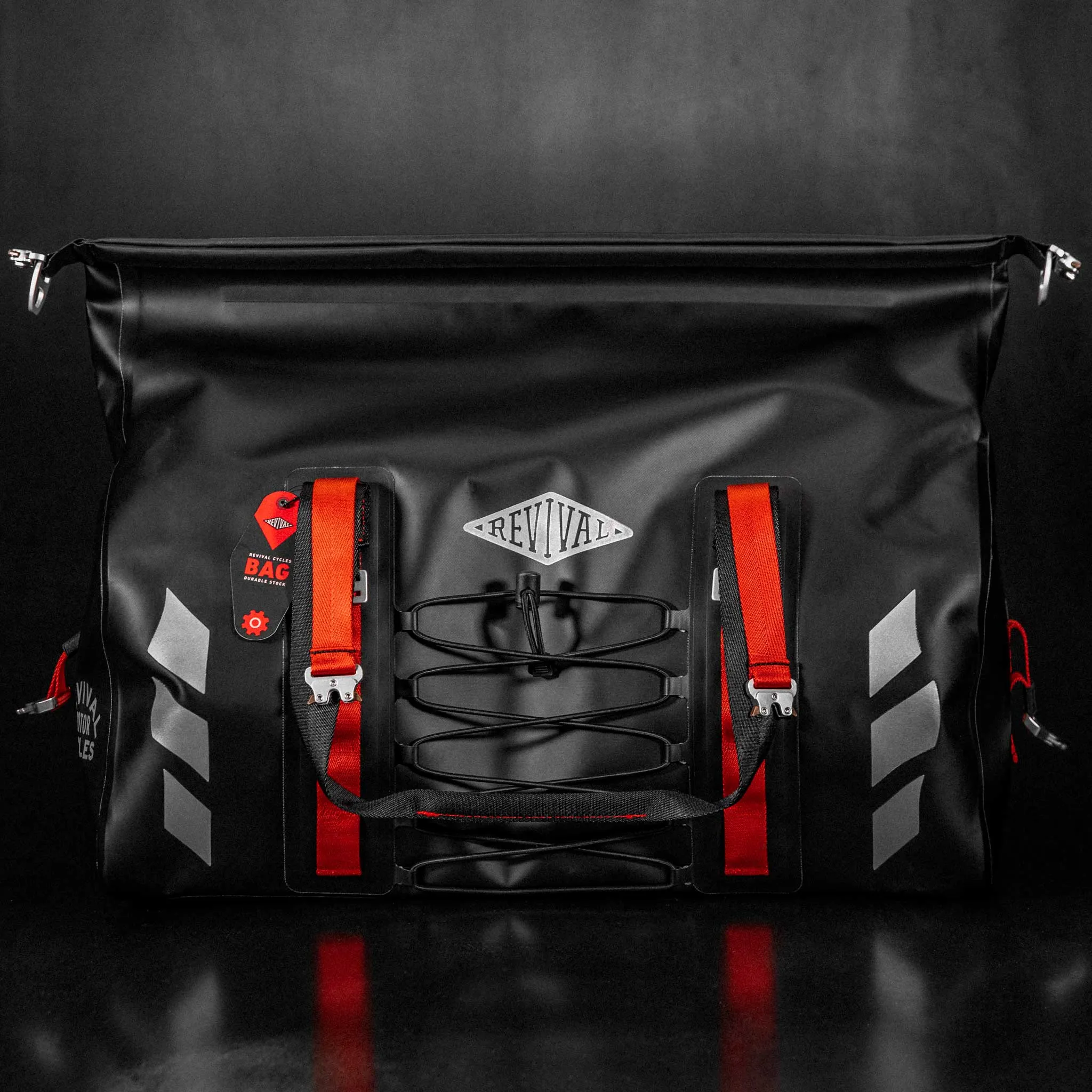 Revival Dirt Bag Rolltop Duffel (60 L) - Black