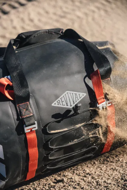 Revival Dirt Bag Rolltop Duffel (60 L) - Black