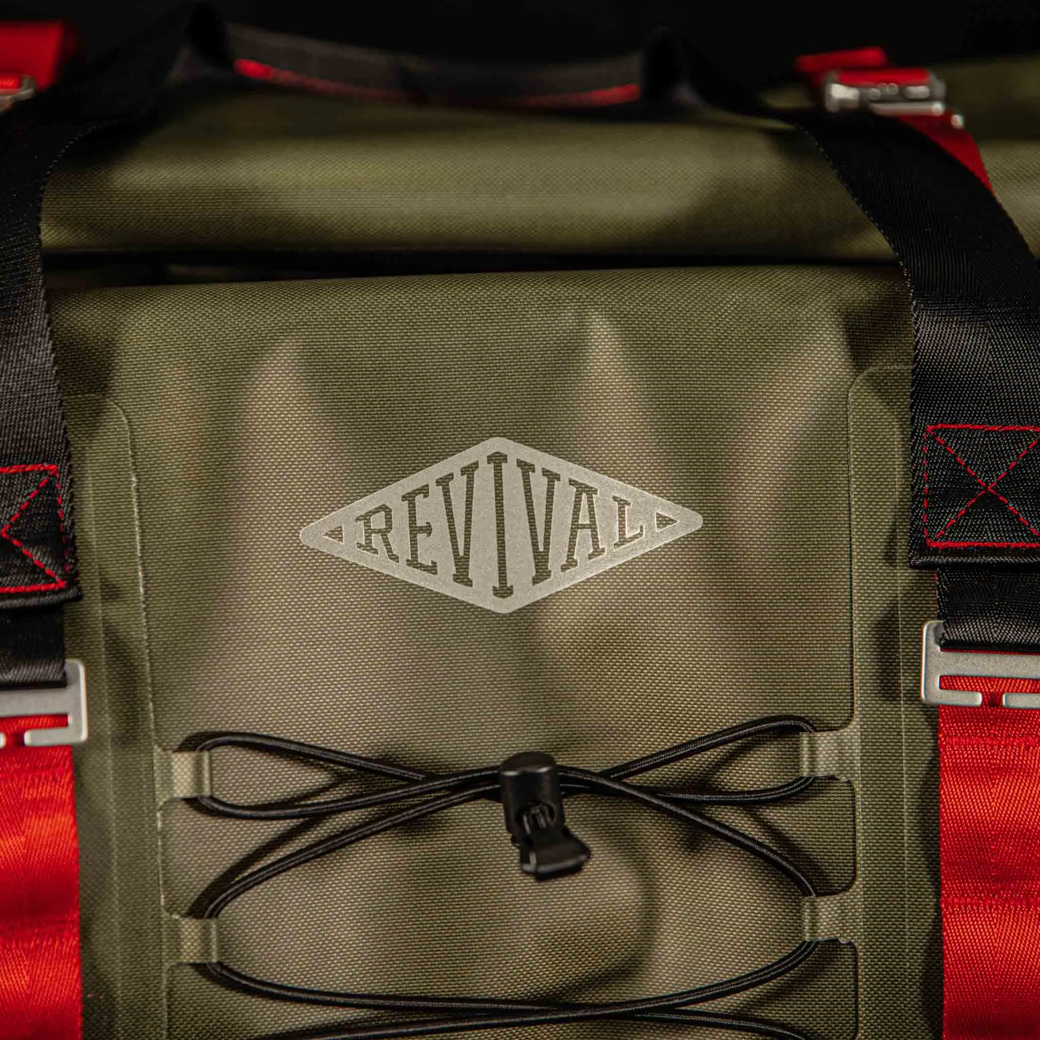 Revival Dirt Bag Rolltop Duffel (60 L) - OD Green
