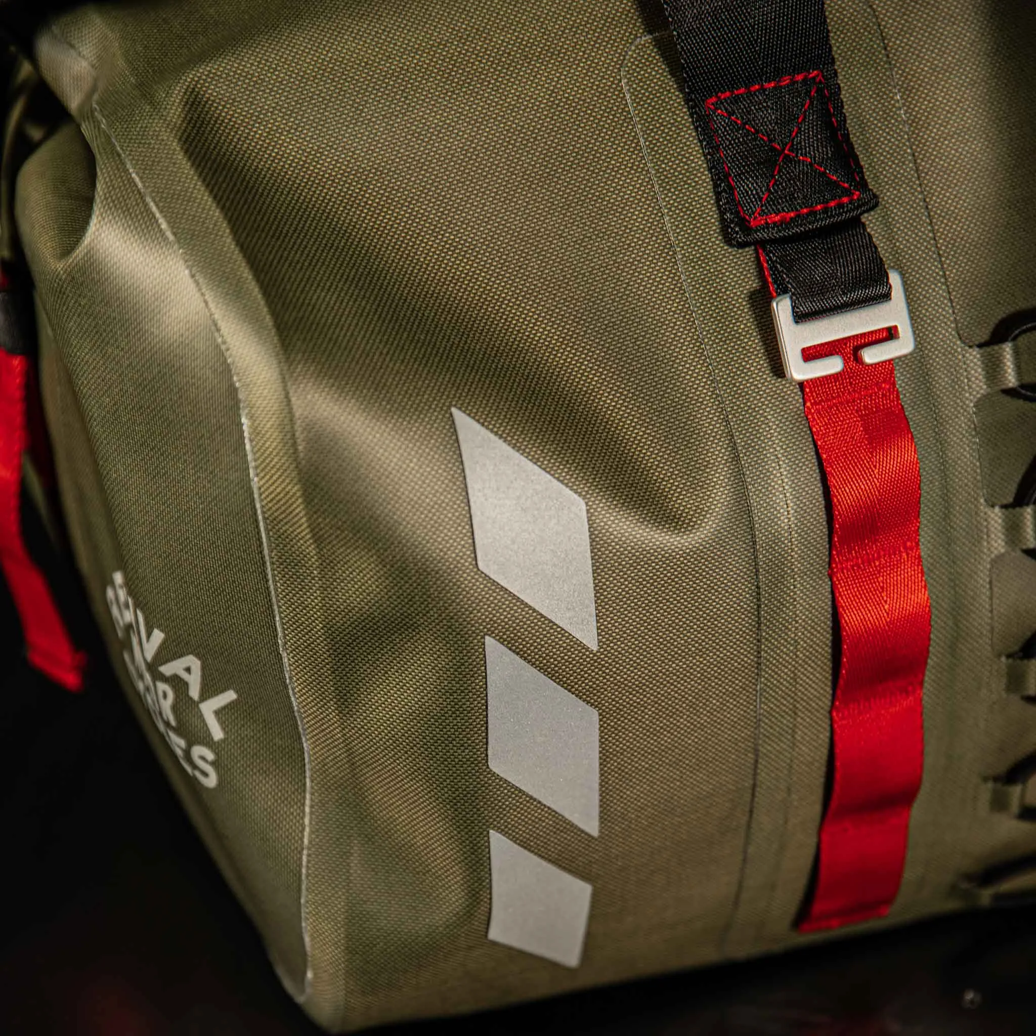 Revival Dirt Bag Rolltop Duffel (60 L) - OD Green