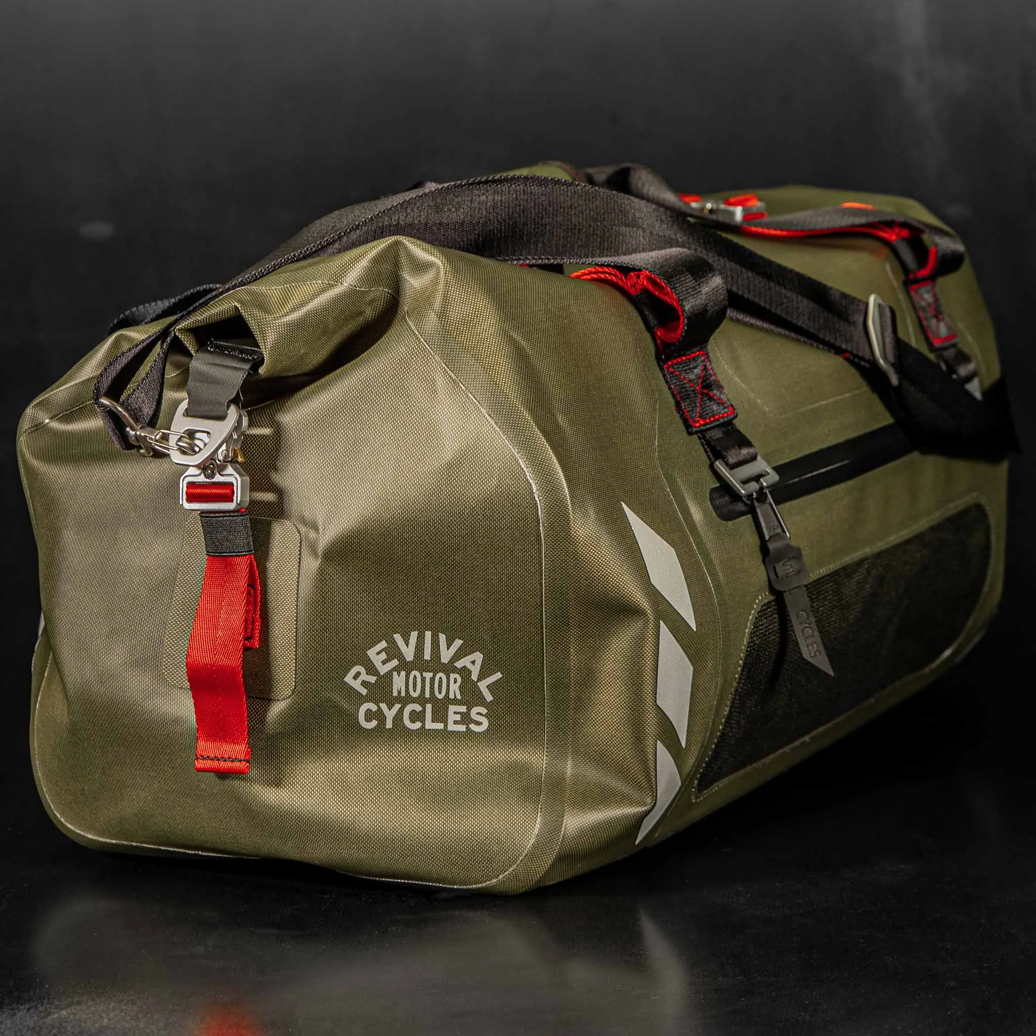 Revival Dirt Bag Rolltop Duffel (60 L) - OD Green