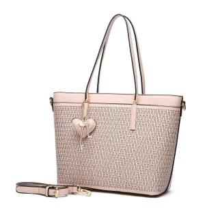 Sacred Love Wings Vegan Leather Unique Bling Handbag [RA8869]