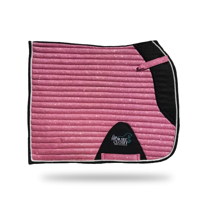 Saddle Pad - Sparkles & Glitter - Dressage - Pink