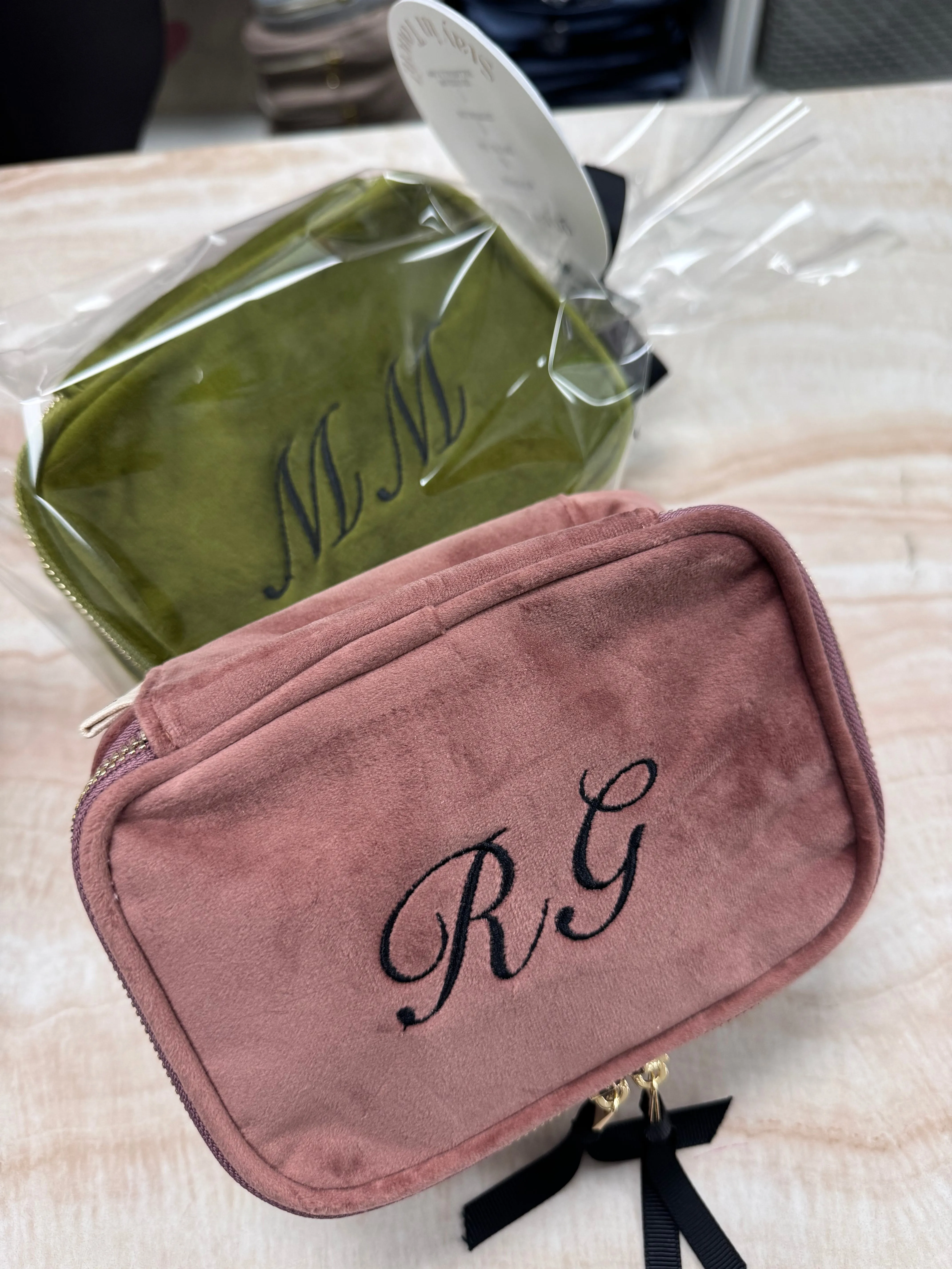 Small Beauty Box - Pink Velvet