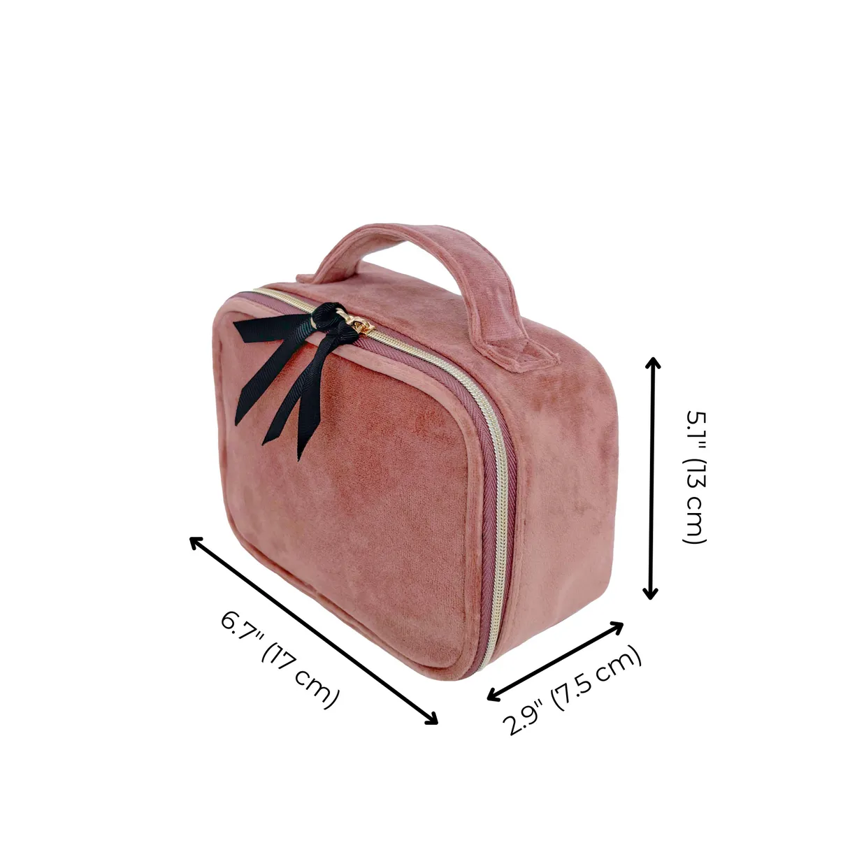 Small Beauty Box - Pink Velvet