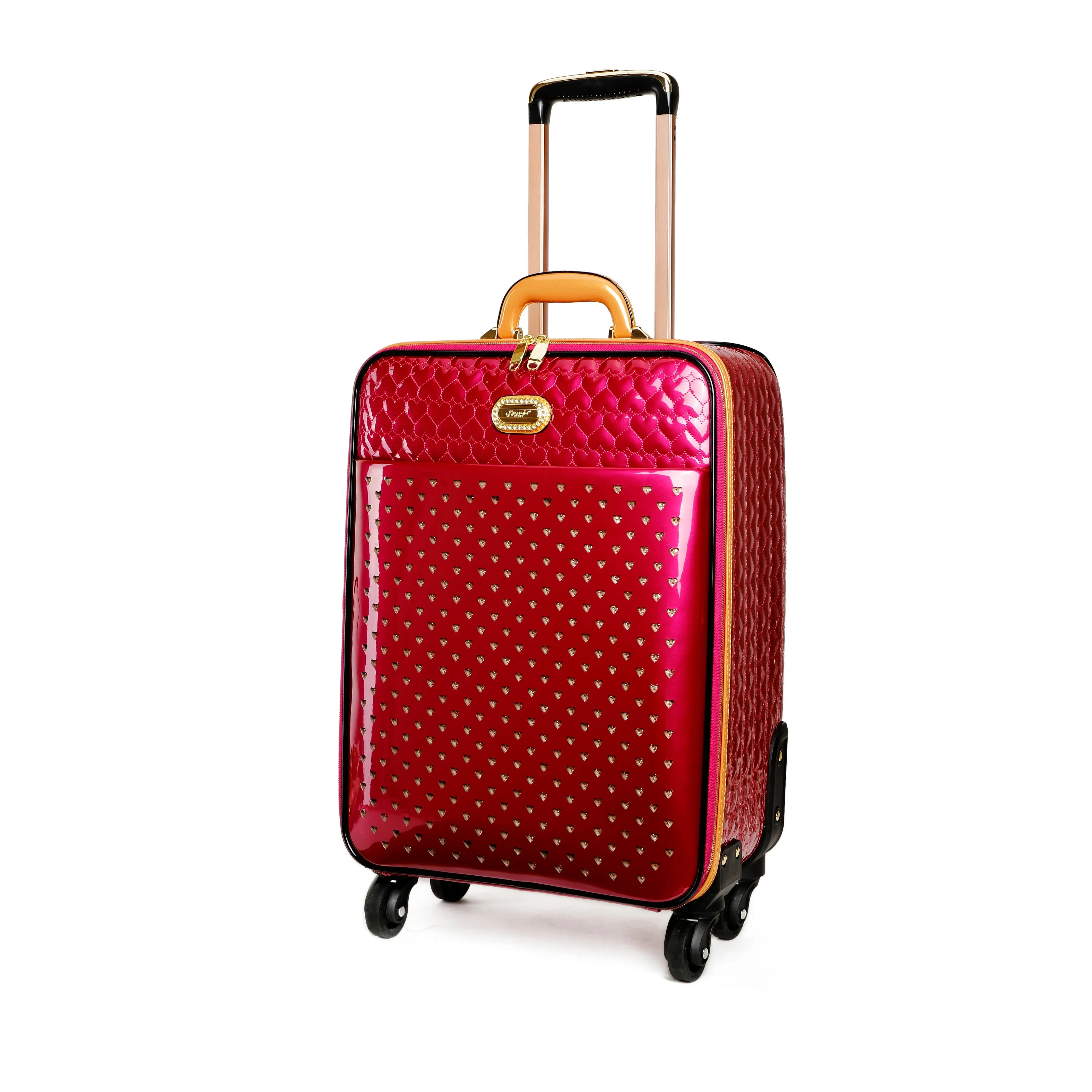 Starz Art Retro 3PC Set | Luxury Women Overnight Bag Set with Spinning Wheels [RZL RZO-3pcs/Set]