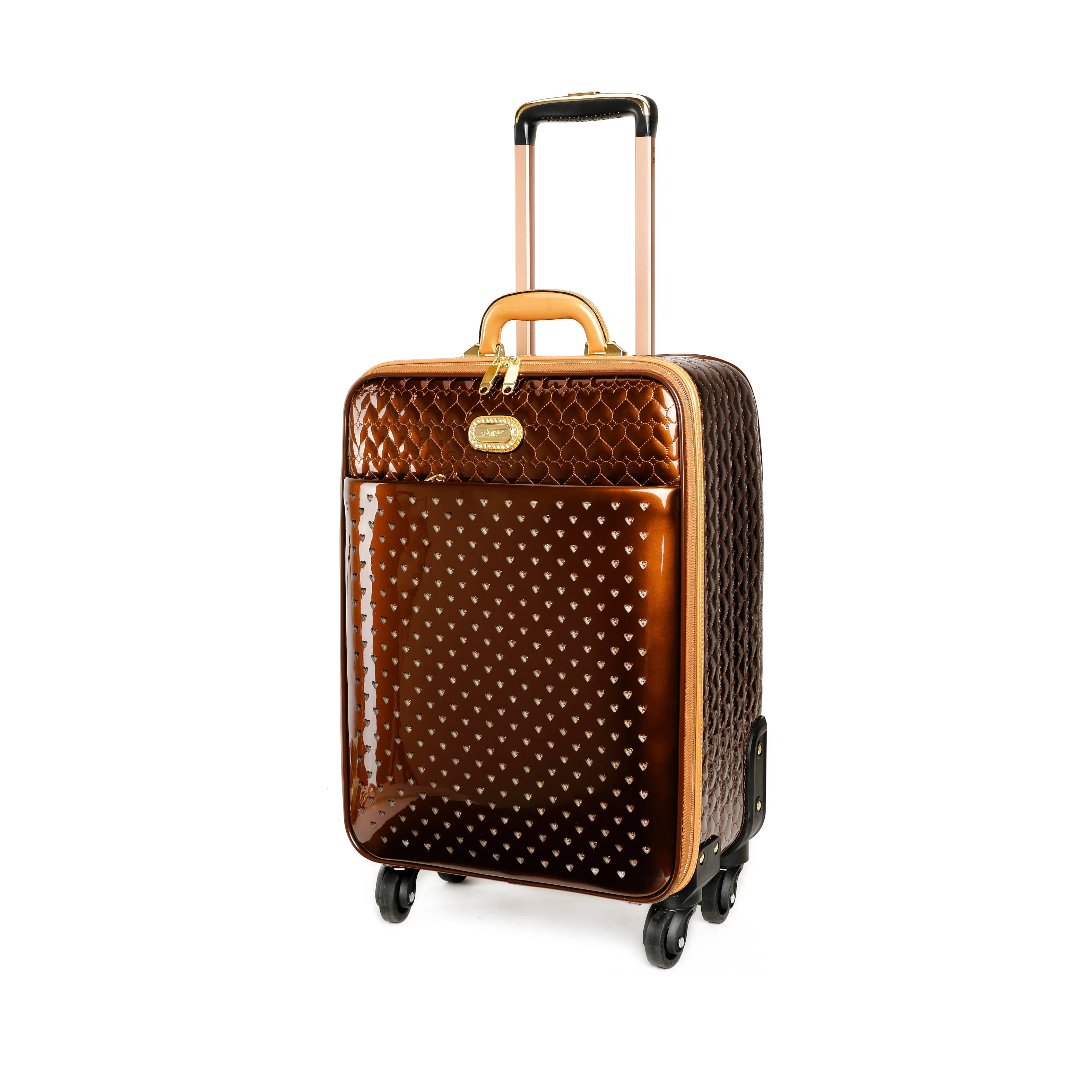 Starz Art Retro 3PC Set | Luxury Women Overnight Bag Set with Spinning Wheels [RZL RZO-3pcs/Set]