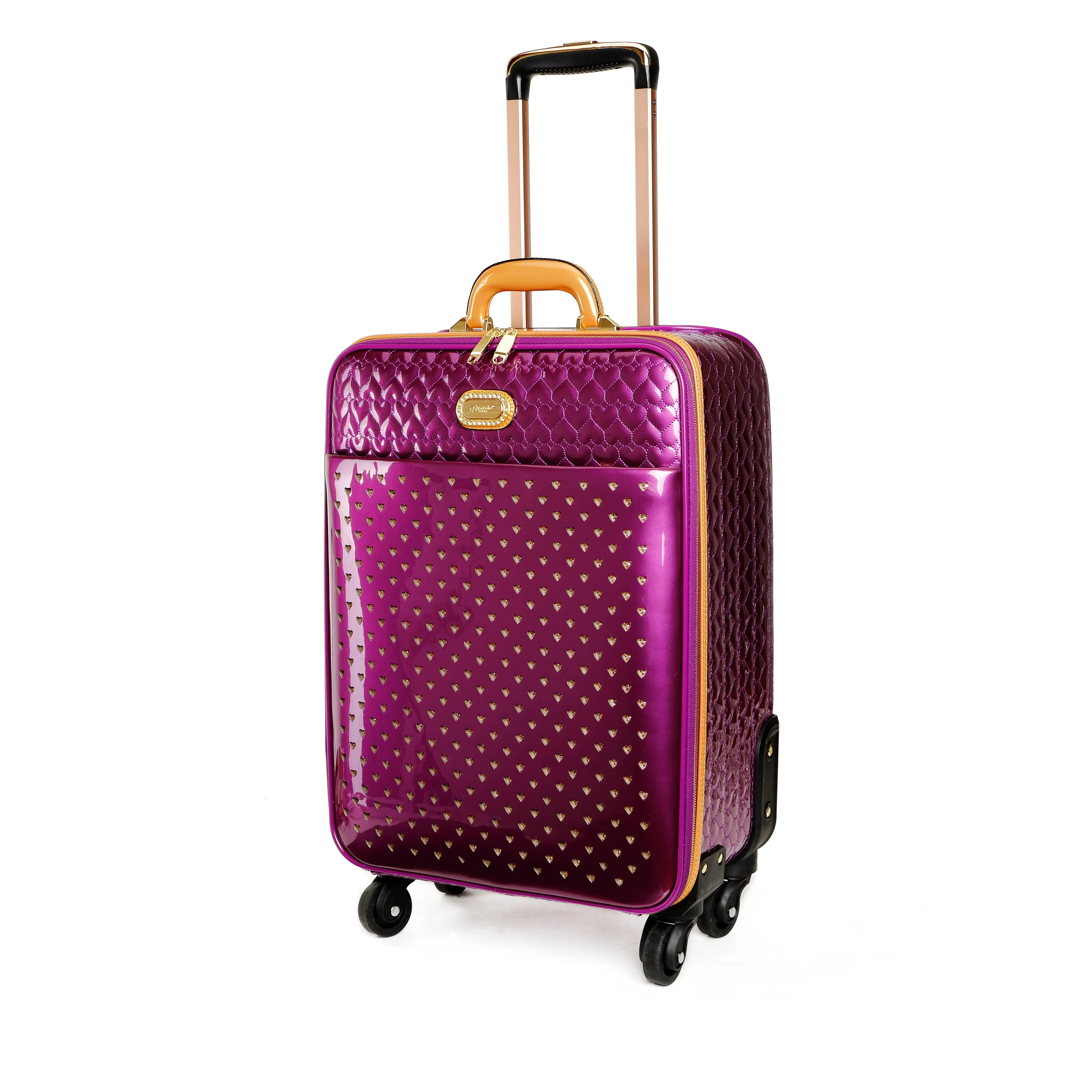 Starz Art Retro 3PC Set | Luxury Women Overnight Bag Set with Spinning Wheels [RZL RZO-3pcs/Set]