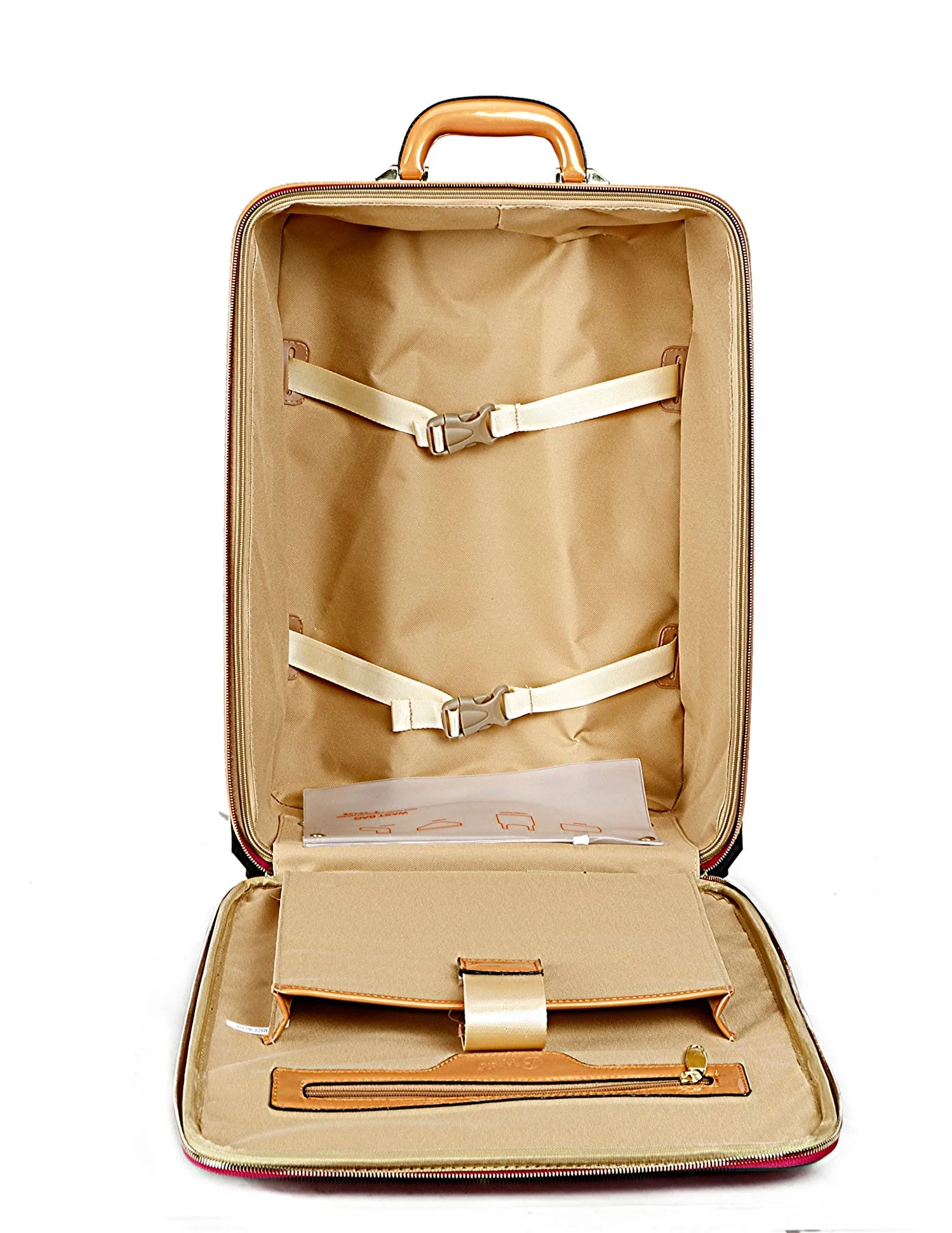 Starz Art Retro 3PC Set | Luxury Women Overnight Bag Set with Spinning Wheels [RZL RZO-3pcs/Set]