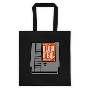 Super Blow Me Gaming Cartridge Two Sided Tote Bag
