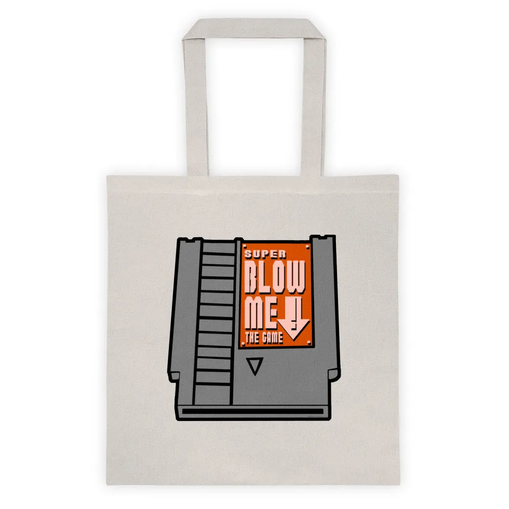 Super Blow Me Gaming Cartridge Two Sided Tote Bag
