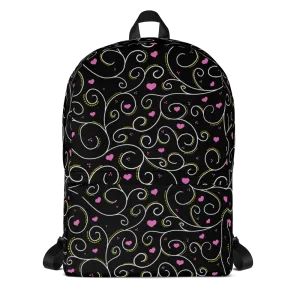Swirls and Hearts Backpack