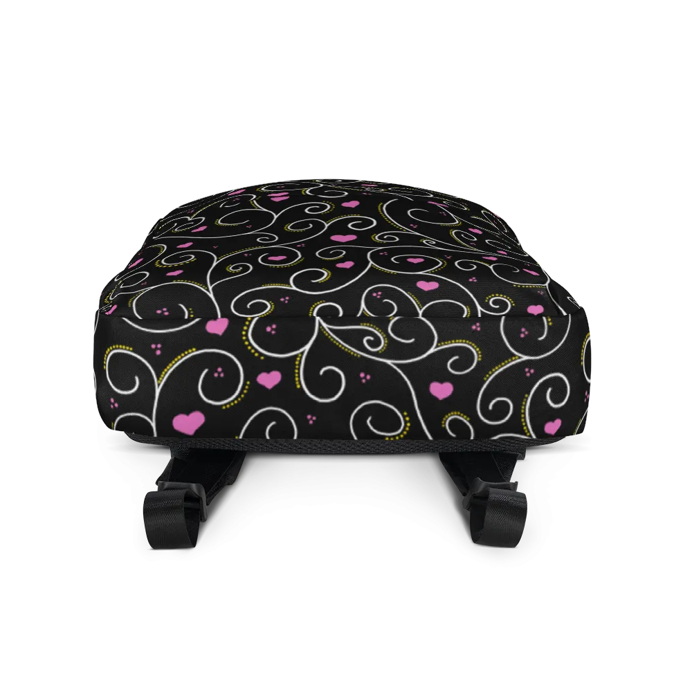 Swirls and Hearts Backpack