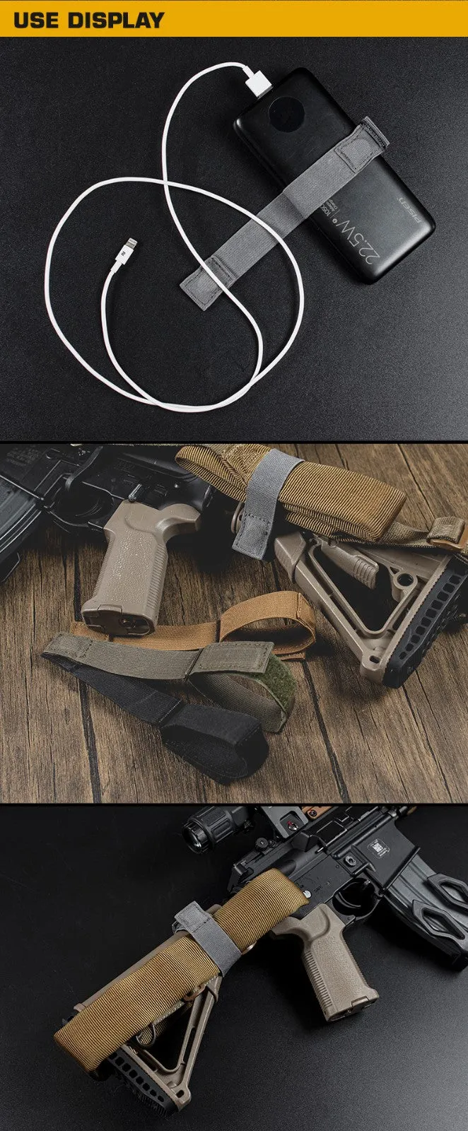 Tactical Magnetic Sling Strap - Coyote