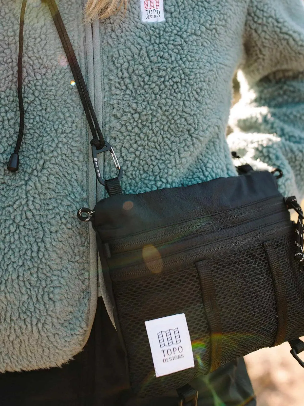 Topo Designs Mountain Accessory Shoulder Bag Black