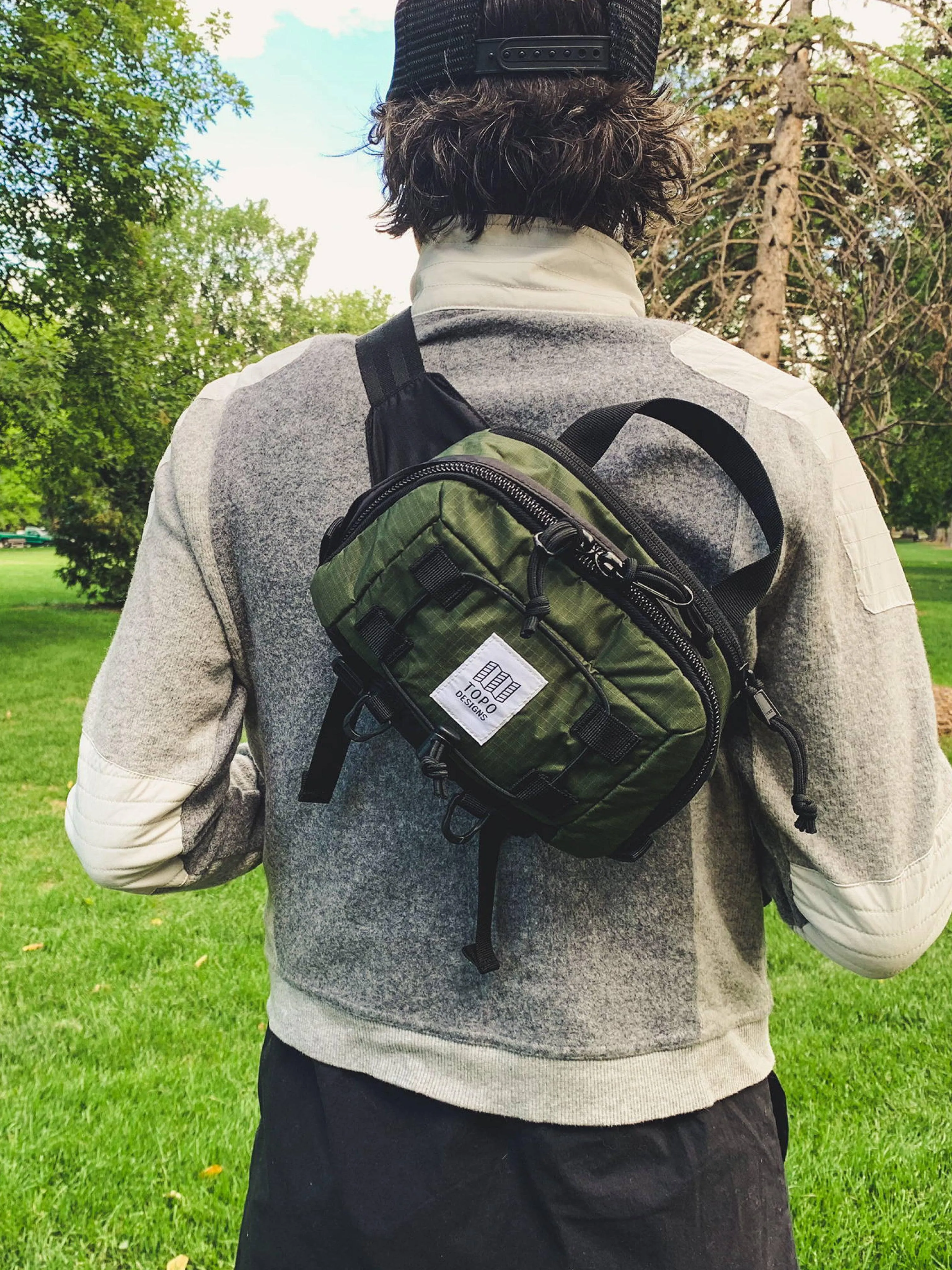 Topo Designs Mountain Hip Pack Black Blue
