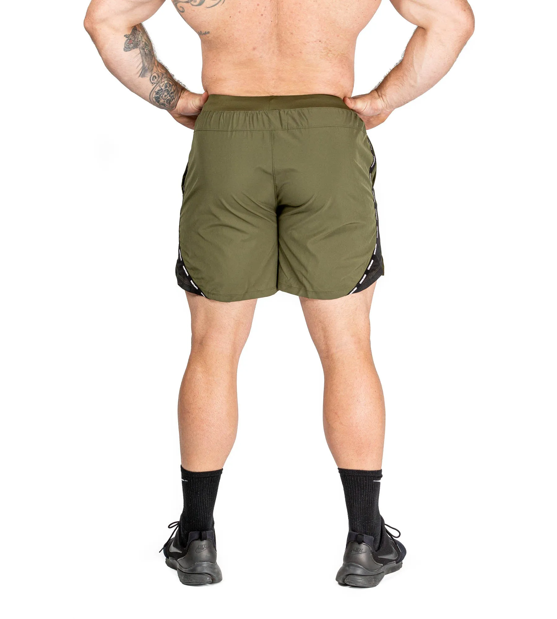 Torque Gym Shorts - Army Green