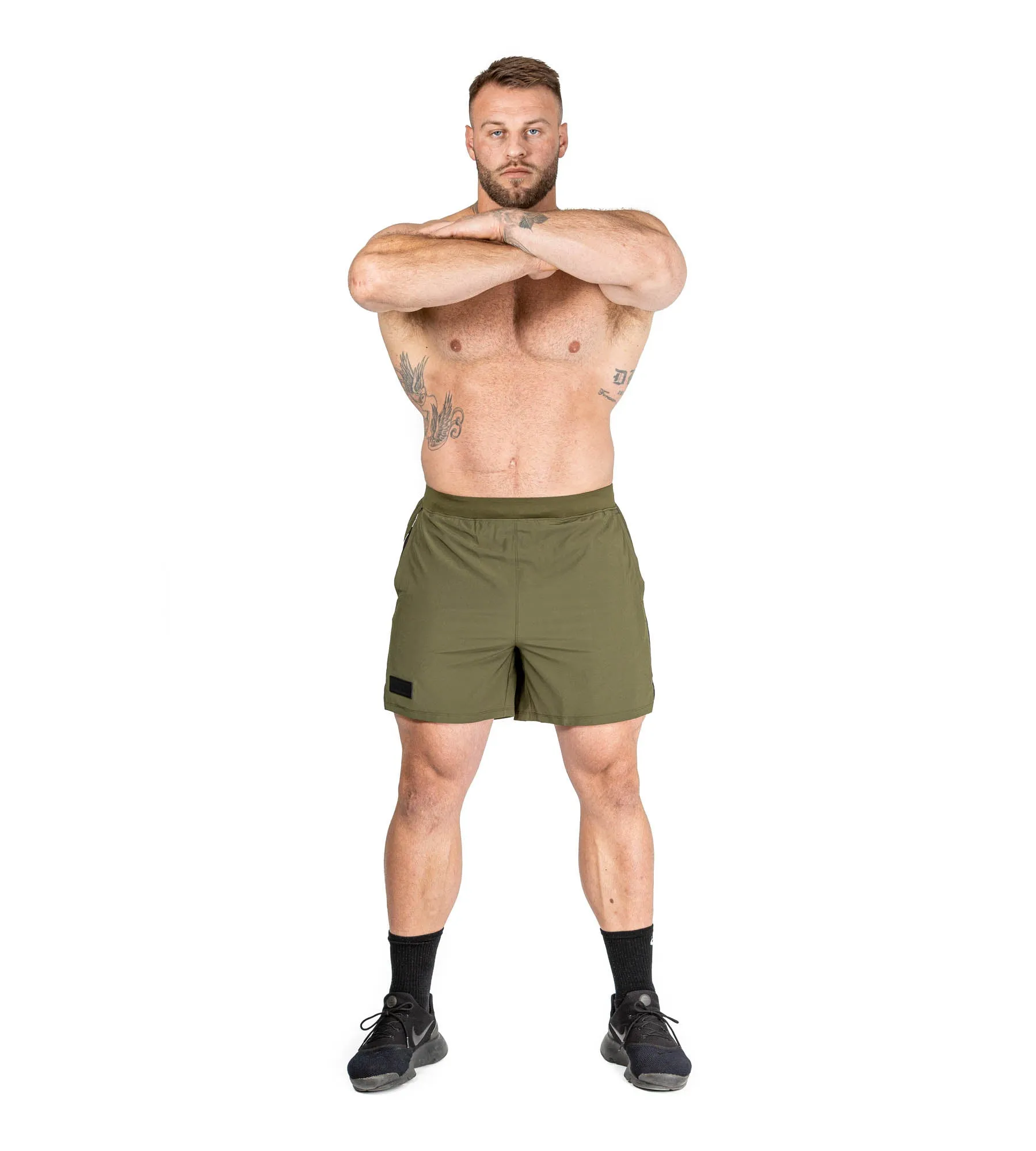 Torque Gym Shorts - Army Green