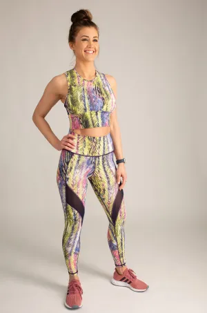 Tropic Sage Leggings High-Waisted