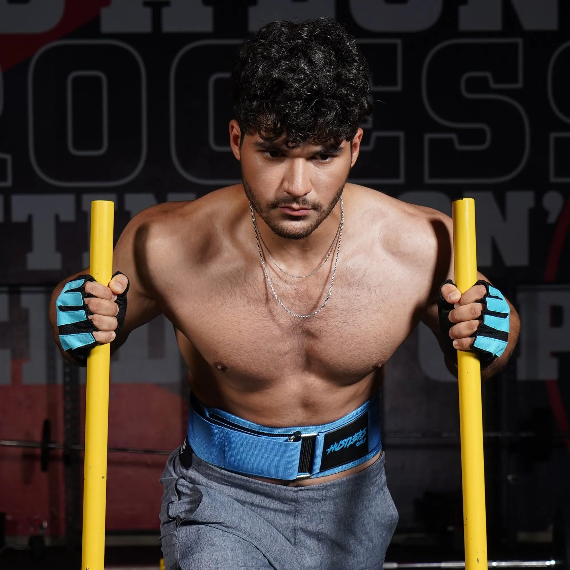 Ultra Gym Gloves-Blue
