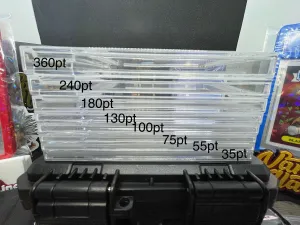 Vanity Slabs Holder 130pt Thickness for Thick RPA Patch Size Trading Cards for Baseball Football Hockey Basketball Cards