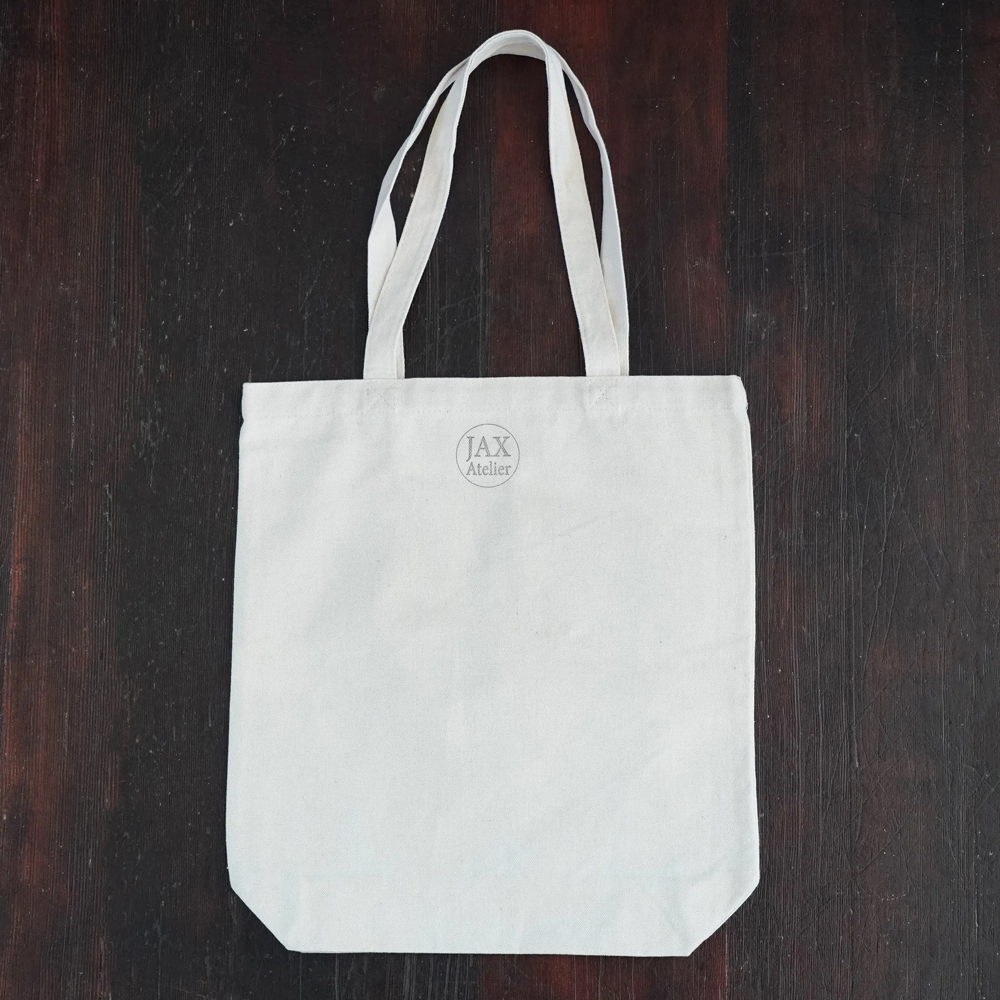 'Violet Flowers' Hand-Painted Tote Bag
