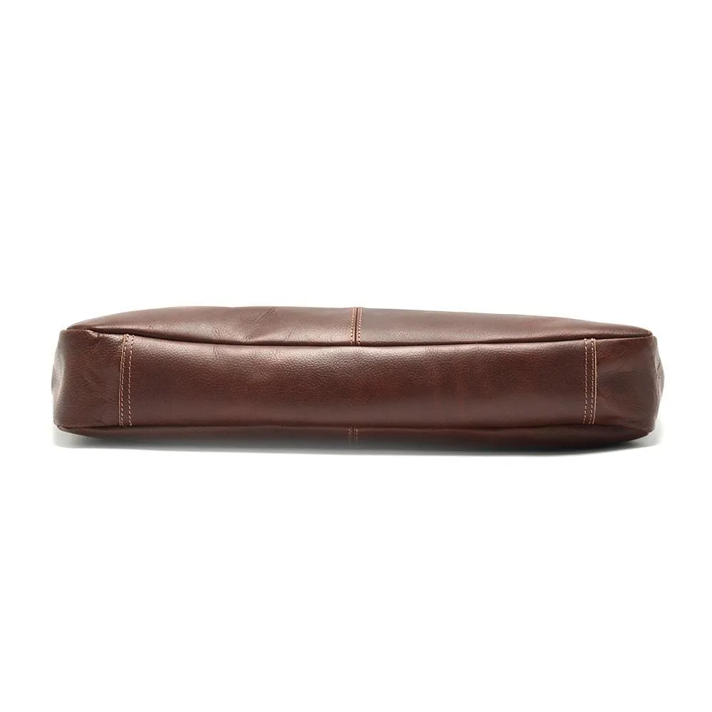 Violet Leather Tote