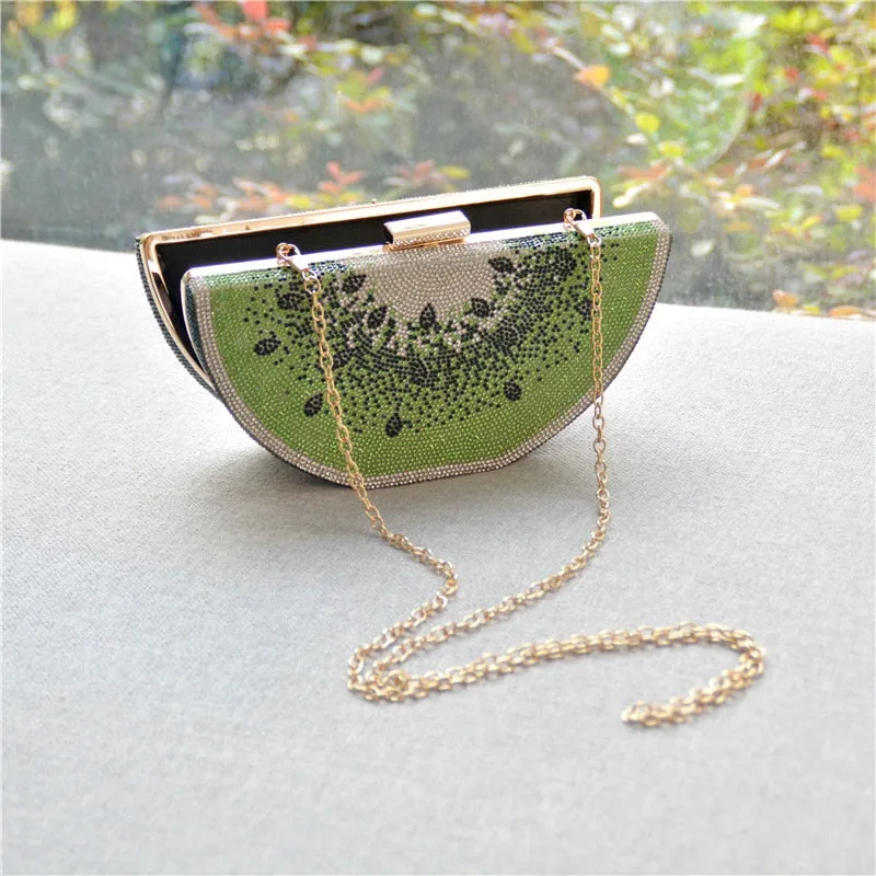 Watermelon shape cute shoulder bags Small