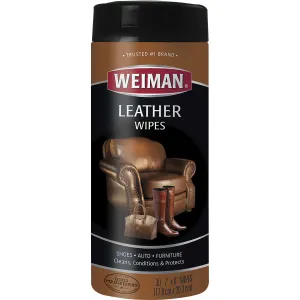 Weiman Products Leather Wipes