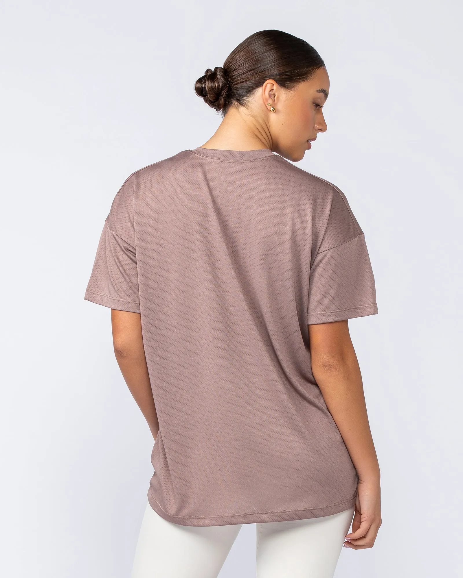 Womens Relaxed Training Tee - Cinnamon