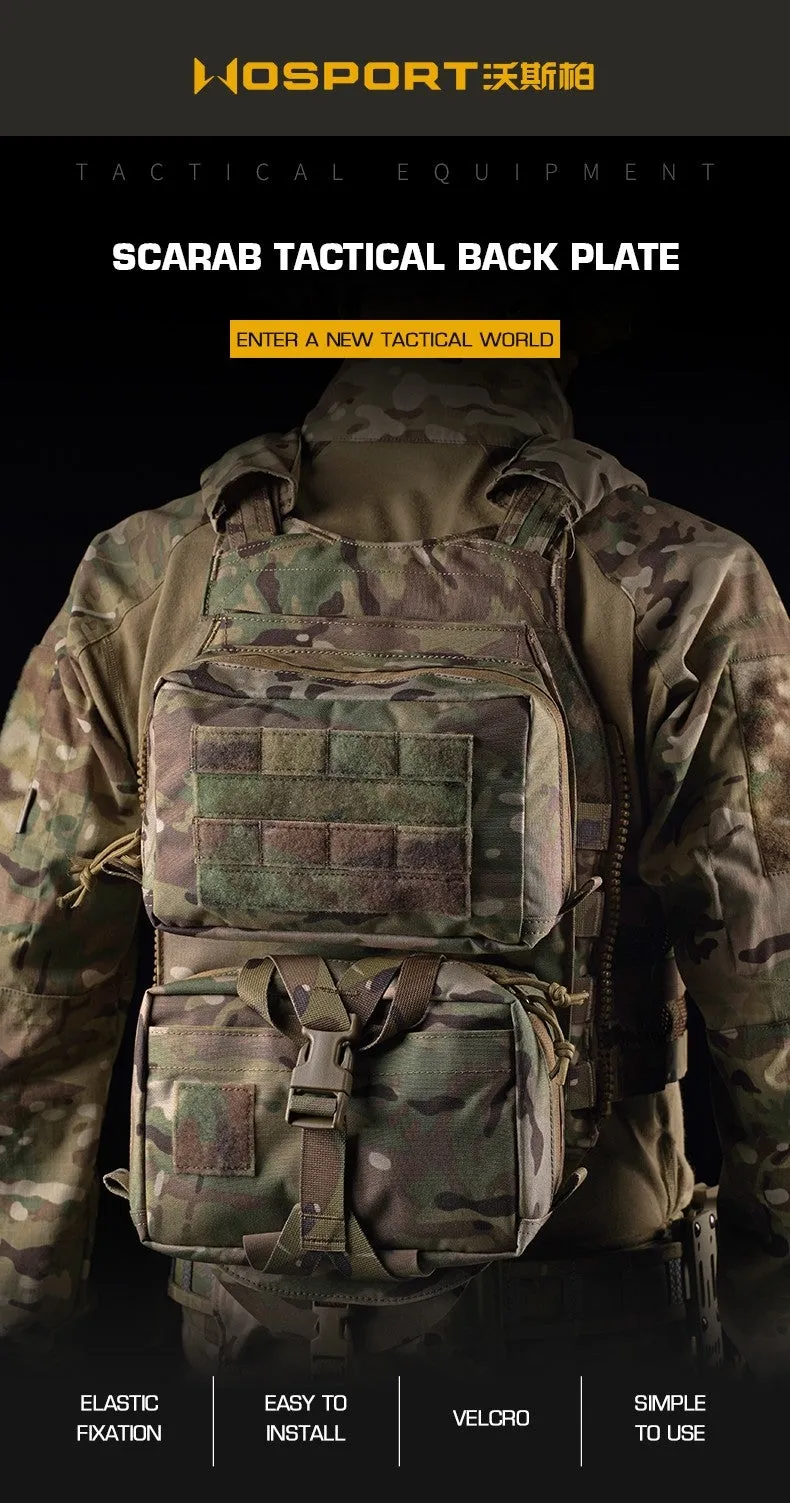 WST Scarab Tactical Molle Backplate - Coyote