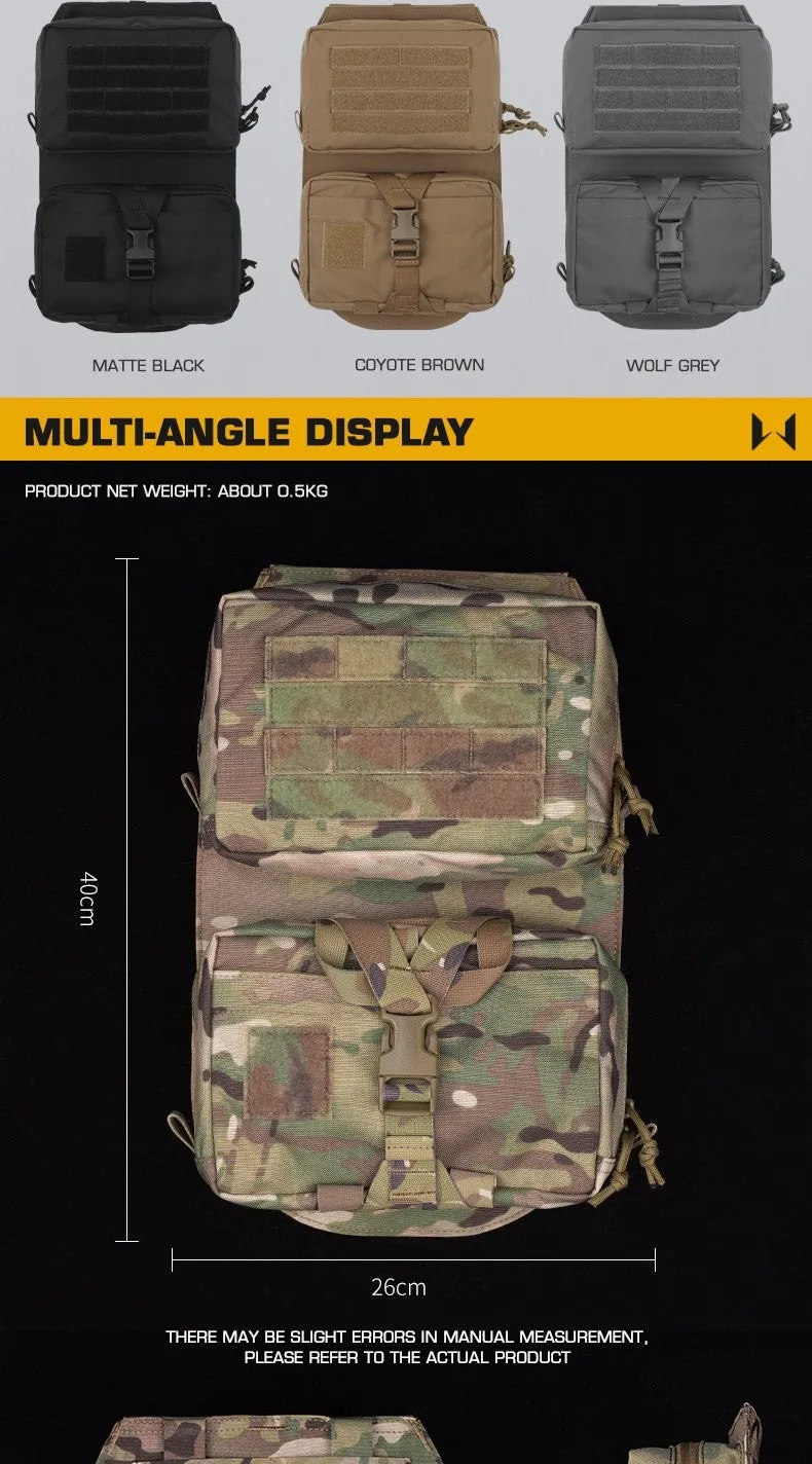 WST Scarab Tactical Molle Backplate - Coyote