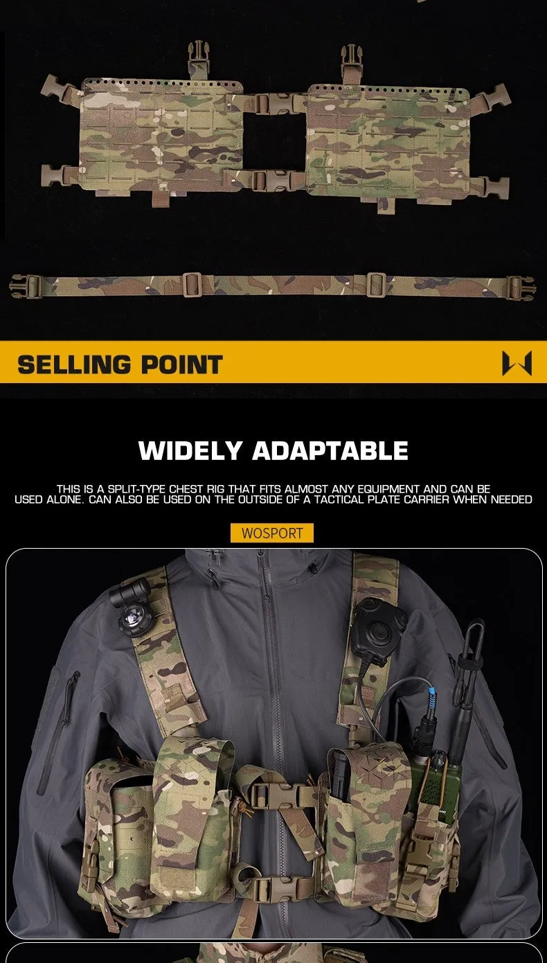 WST Split Tactical Chest Rig Alpha - Coyote